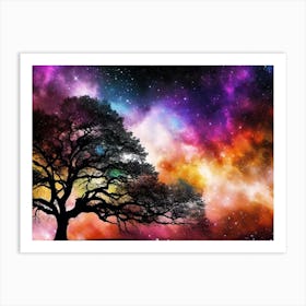 Tree In The Sky 13 Art Print