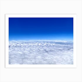 Cloud Shelf Over Myrtle Beach (Airplane Series) Art Print