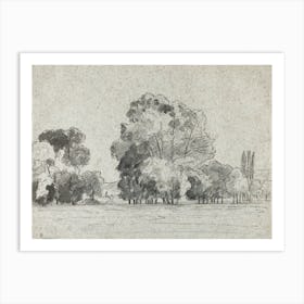 Grove Of Trees (1859), Camille Pissarro Art Print