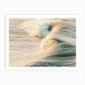 Summer Beach Waves Art Print