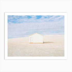 White Sands Shed Art Print
