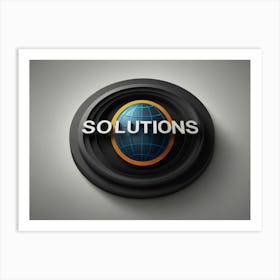 Solutions Stock Videos & Royalty-Free Footage Art Print