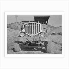 Truck, Shasta Dam, Shasta County, California By Russell Lee Art Print