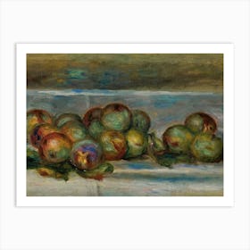 Apples On A Table Art Print