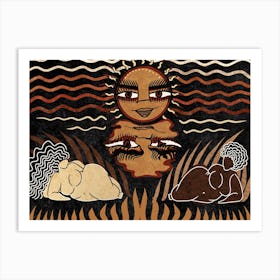 Skinny Dipping Art Print