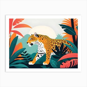 Jaguar In The Jungle 2 Art Print