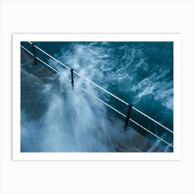 Slow Motion On The Ocean Art Print