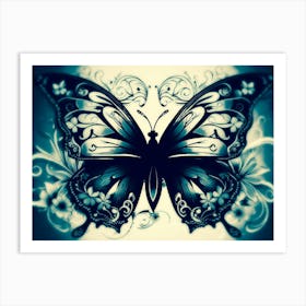 Butterfly Wallpaper 19 Art Print