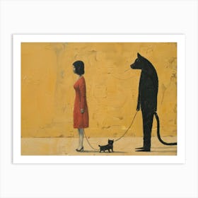 Leashed 5 Fy H Art Print