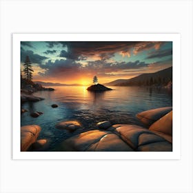 sunset Art Print