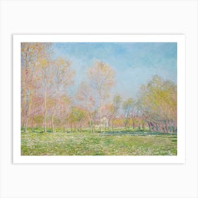 Spring In Giverny (1890), Claude Monet Art Print