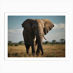 Elephant In The Wild Art Print