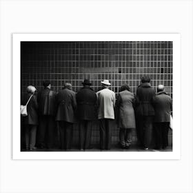 Ordinary People Minding Their Own Business 1 Art Print