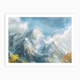 Mountain Scene 3 Art Print