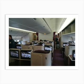 Qantas Business Class Art Print