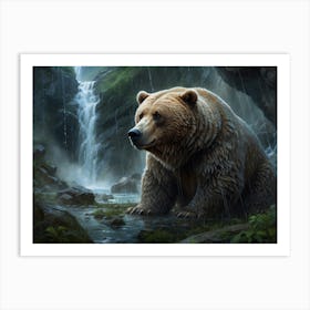 Bear In The Forest 2 Art Print