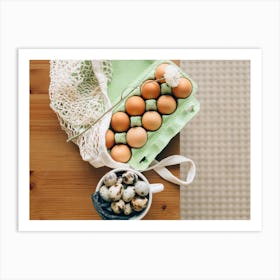 Eggs In A Basket 10 Art Print