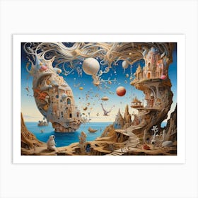 Shores of Djebidibi 1 Art Print