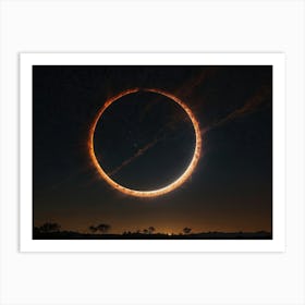 Eclipse - Eclipse Stock Videos & Royalty-Free Footage Art Print