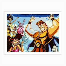 Disney Hercules Art Print