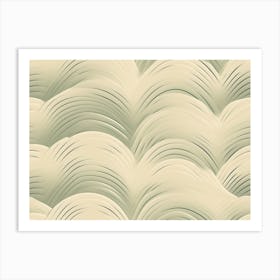 Wave Wallpaper Art Print