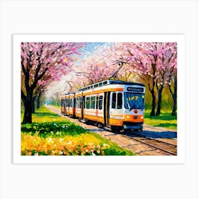 Cherry Blossoms Art Print