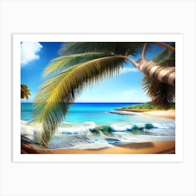 Tropical Beach 5 Art Print