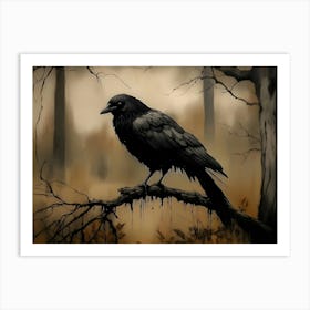 Raven Art Print