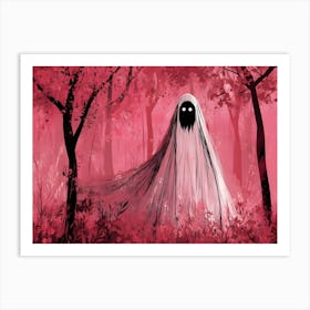 Ghost In The Woods 10 Art Print