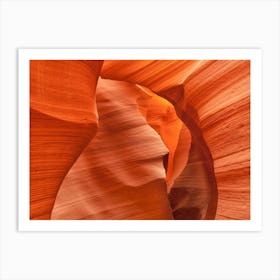 Antelope Canyon Orange Art Print