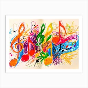 Music Notes 2 Art Print