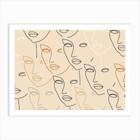 Portraits Of Women Art Print