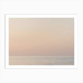 Sunset At The Beach In Italy Art Print