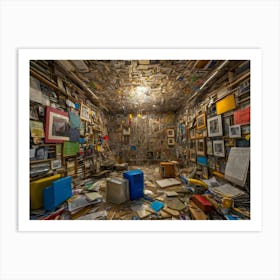 Room Full Of Books Art Print