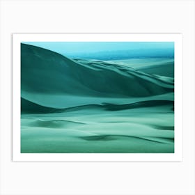 The Paracus Dunes Landscape  Art Print Art Print