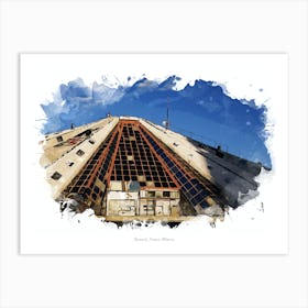 Pyramid, Tirana, Albania Art Print