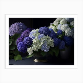 Beautiful Hydrangea Arrangement Art Print