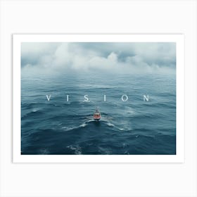 Vision Quote Art Print