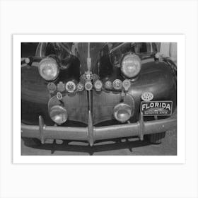 Untitled Photo, Possibly Related To Insignias On Tourist S Car Seen In Silver City, New Mexico By Russell Lee Art Print