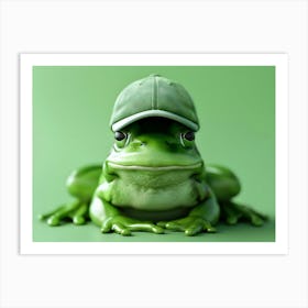 Frog With Hat 4 Art Print