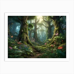 Fairytale Forest 2 Art Print