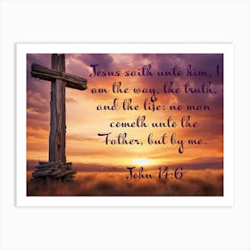 Jesus The Way Art Print