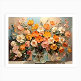 Flowers In A Vase 7 Art Print