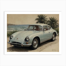 Porsche art Art Print