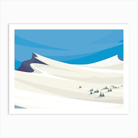 Snowy Mountains 7 Art Print