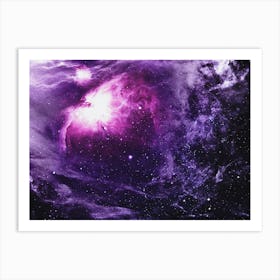 Space collage: deep space 4 Art Print