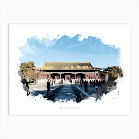 Ming Tombs, Beijing, China Art Print