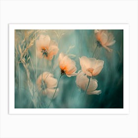 Floral Fusion No 3 Art Print