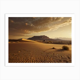 Sunset In The Desert 22 Art Print