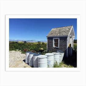 Barnstable Shack in Menemsha (Martha’s Vineyard Series) Art Print